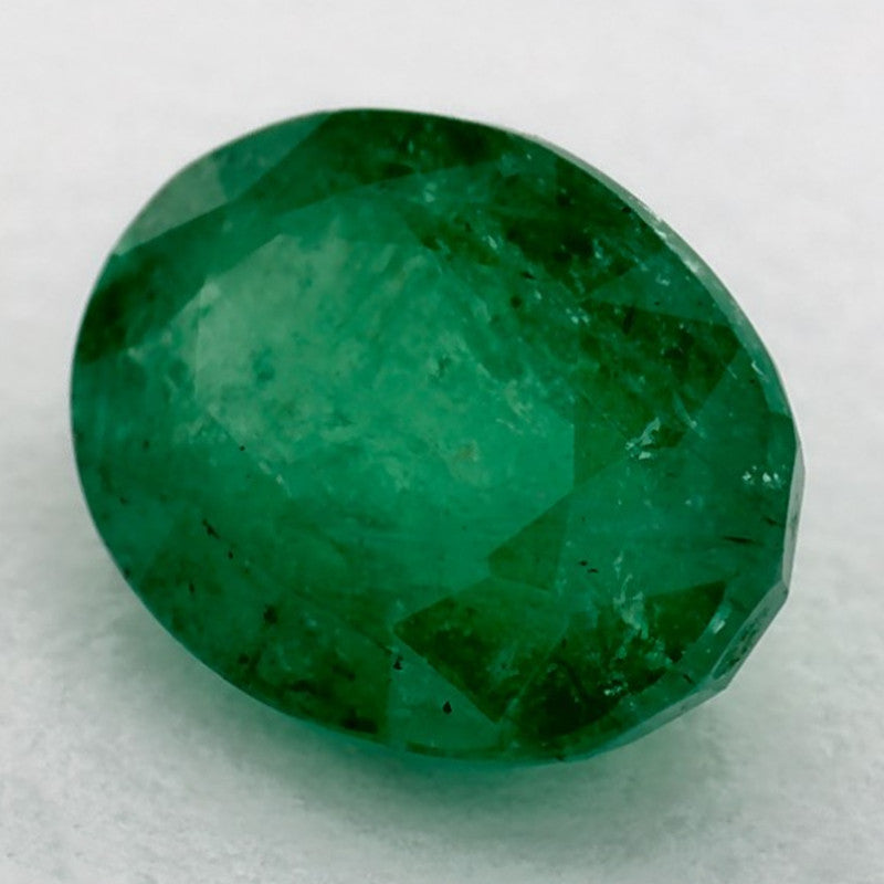1.16 Carat Oval Natural Green Emerald