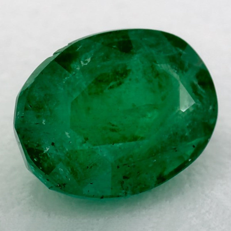 1.16 Carat Oval Natural Green Emerald