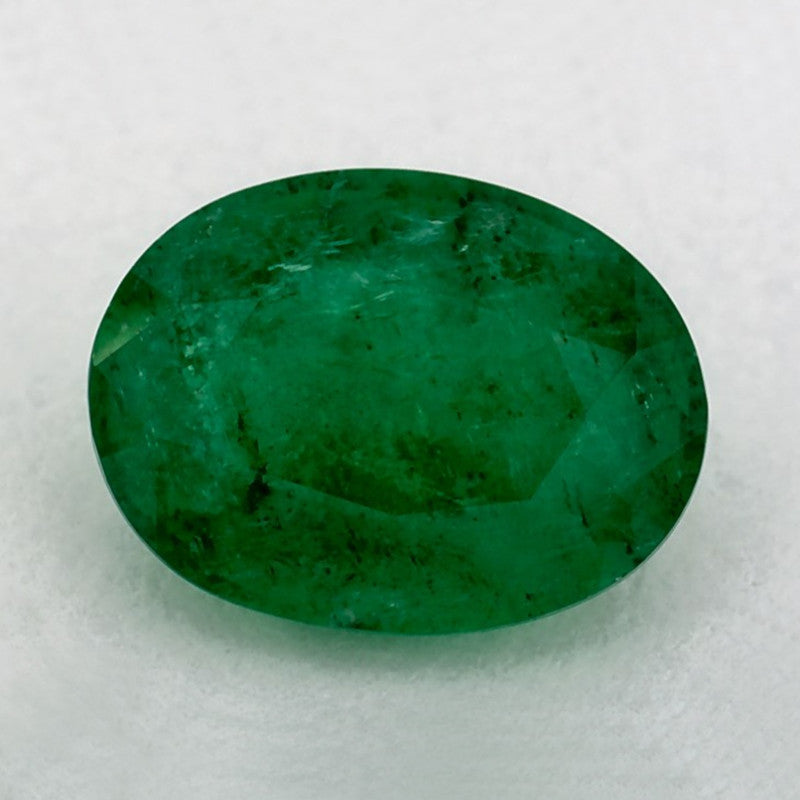 1.17 Carat Oval Natural Green Emerald