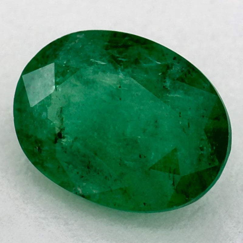 1.17 Carat Oval Natural Green Emerald