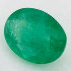 1.18 Carat Oval Natural Green Emerald