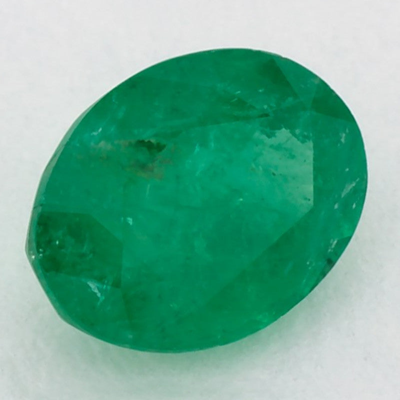 1.18 Carat Oval Natural Green Emerald