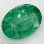 0.91 Carat Oval Natural Green Emerald