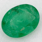 0.98 Carat Oval Natural Green Emerald