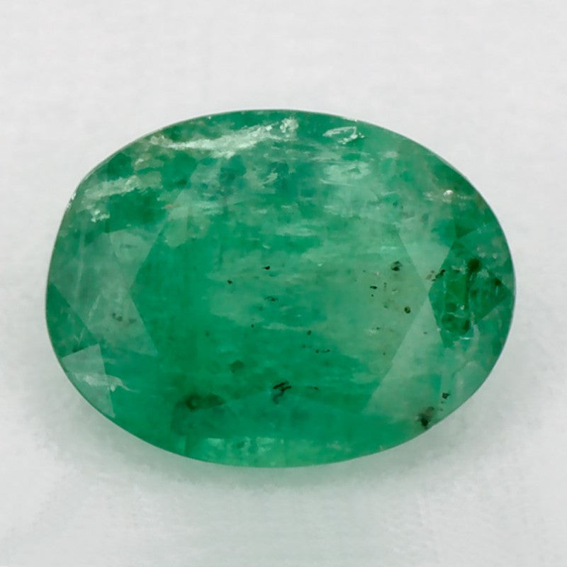 1.01 Carat Oval Natural Green Emerald