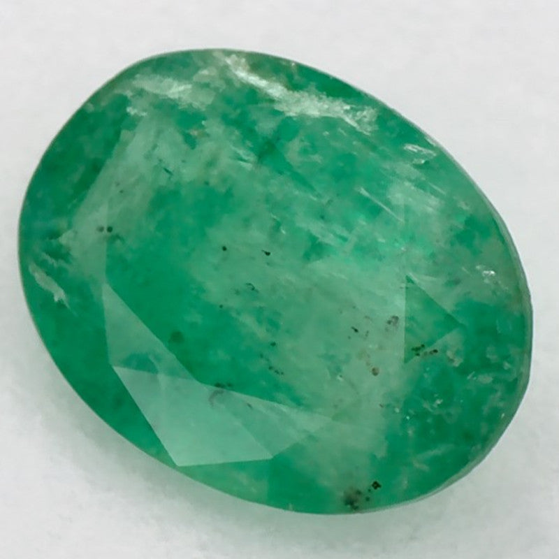 1.01 Carat Oval Natural Green Emerald