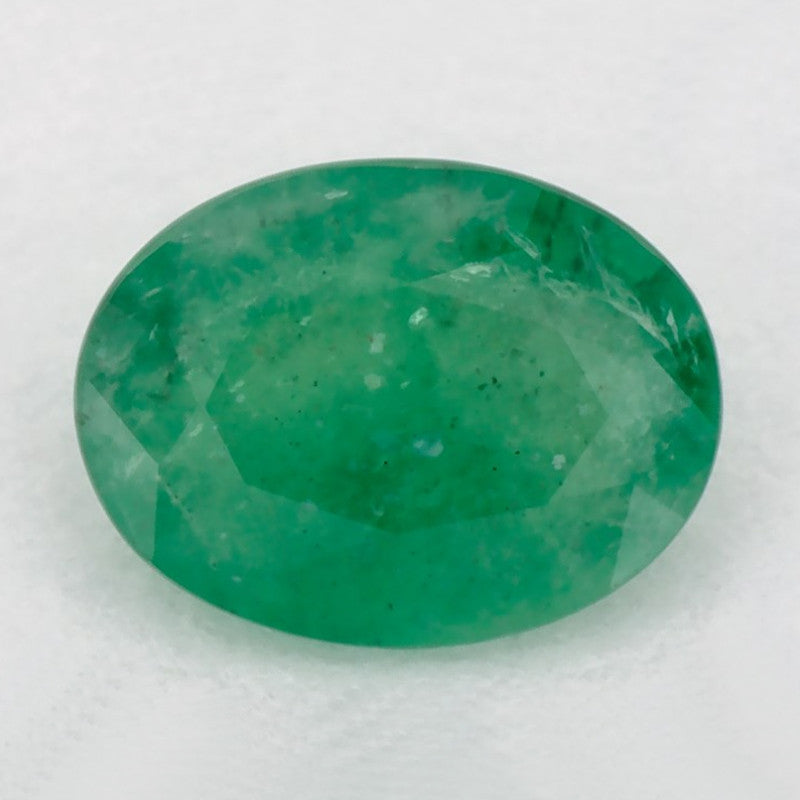 1.01 Carat Oval Natural Green Emerald