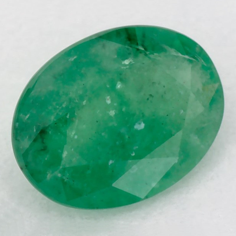 1.01 Carat Oval Natural Green Emerald