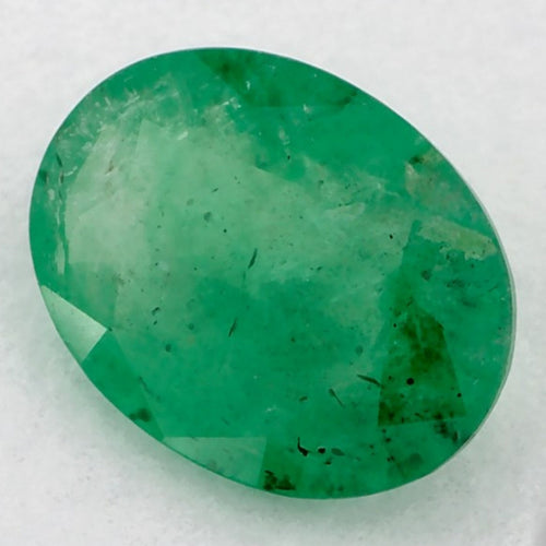 0.92 Carat Oval Natural Green Emerald