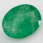 0.92 Carat Oval Natural Green Emerald