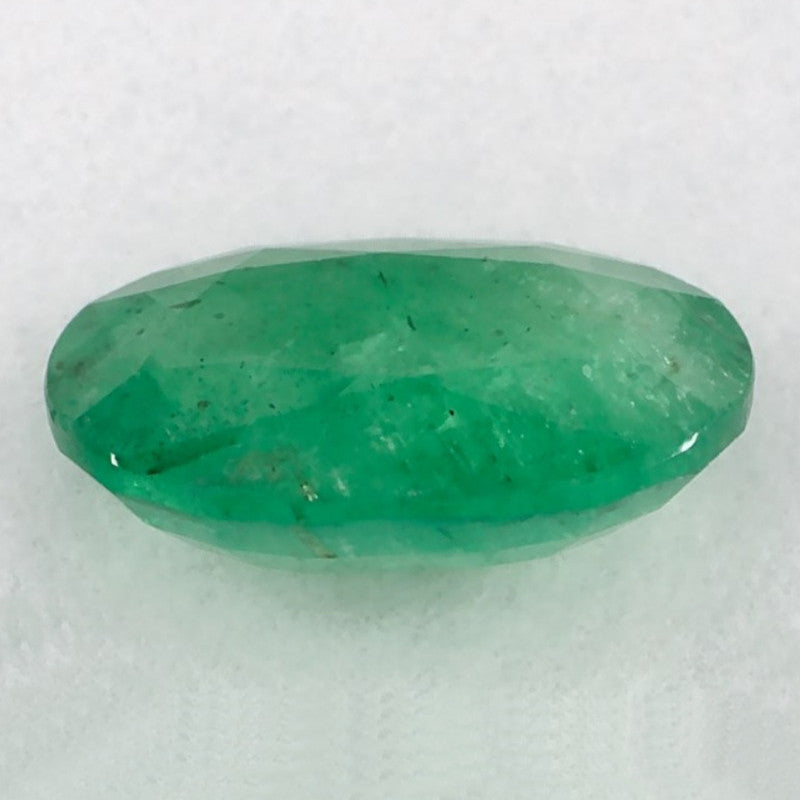 0.92 Carat Oval Natural Green Emerald