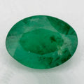 1.08 Carat Oval Natural Green Emerald