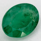 1.08 Carat Oval Natural Green Emerald