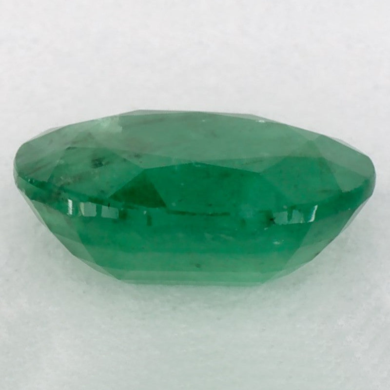1.08 Carat Oval Natural Green Emerald