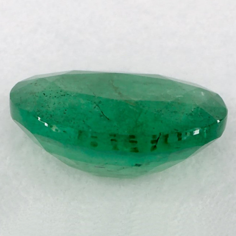 1.08 Carat Oval Natural Green Emerald