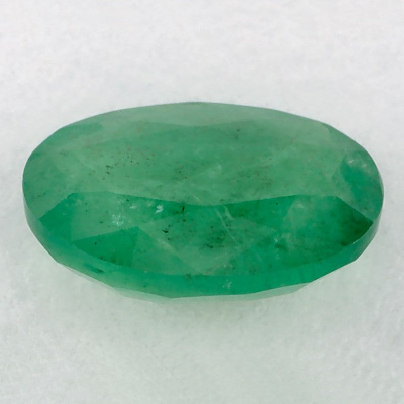 1.09 Carat Oval Natural Green Emerald