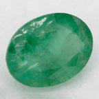 1.09 Carat Oval Natural Green Emerald