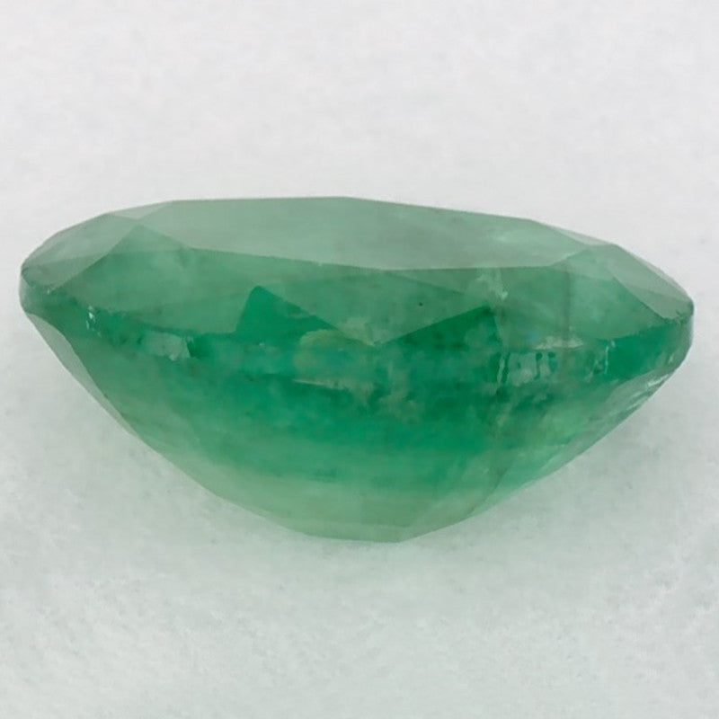 1.09 Carat Oval Natural Green Emerald