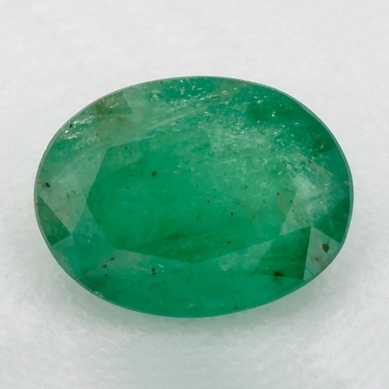 1.11 Carat Oval Natural Green Emerald