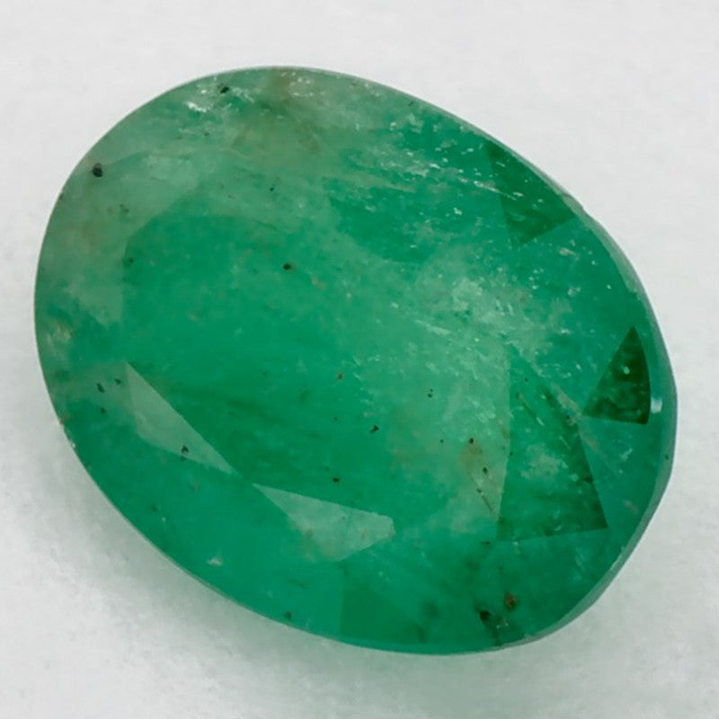 1.11 Carat Oval Natural Green Emerald