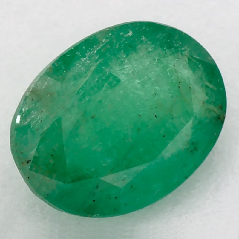 1.11 Carat Oval Natural Green Emerald