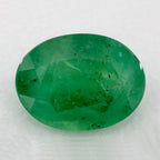1.11 Carat Oval Natural Green Emerald