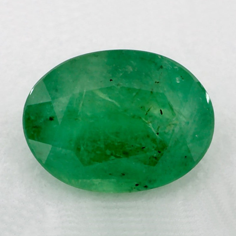 1.11 Carat Oval Natural Green Emerald