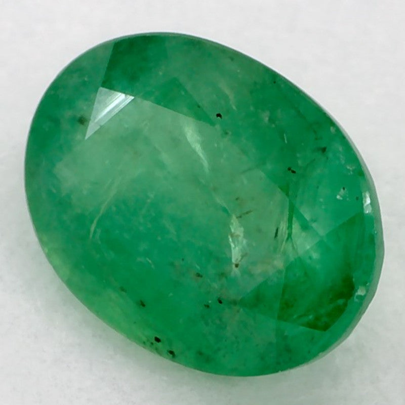 1.11 Carat Oval Natural Green Emerald