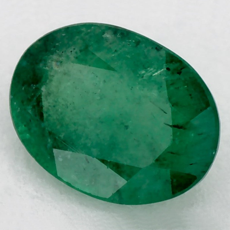 1.11 Carat Oval Natural Green Emerald