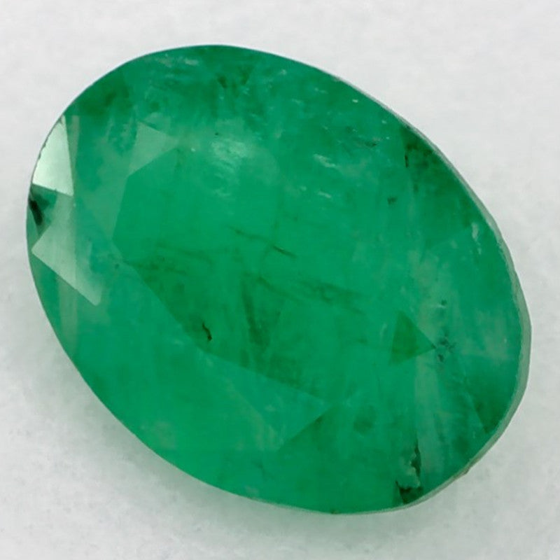 1.12 Carat Oval Natural Green Emerald