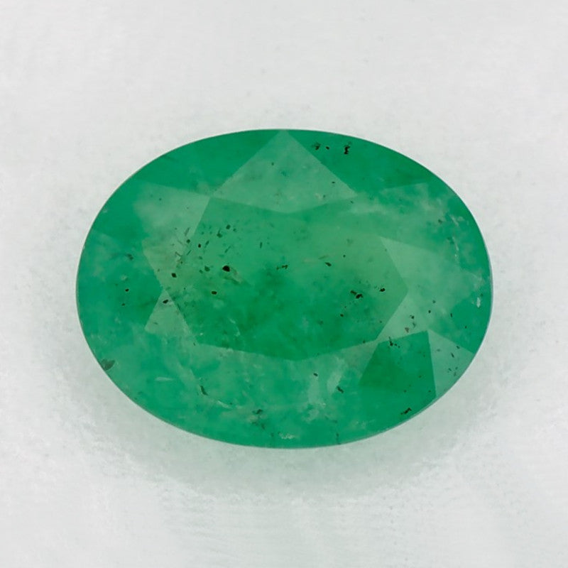 1.15 Carat Oval Natural Green Emerald