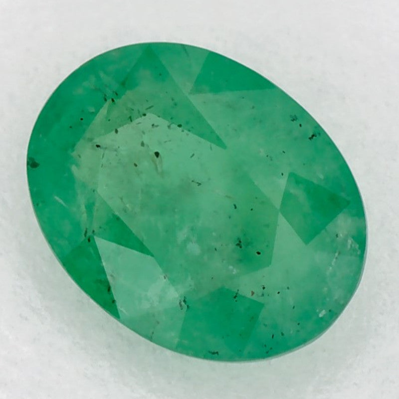 1.15 Carat Oval Natural Green Emerald