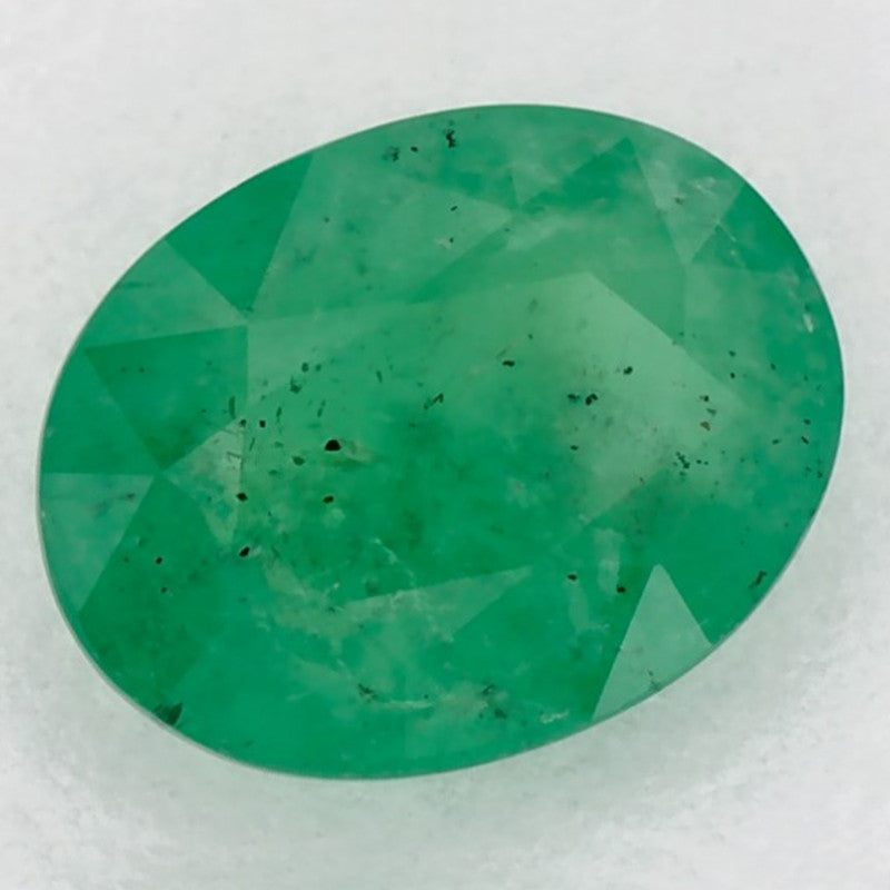 1.15 Carat Oval Natural Green Emerald