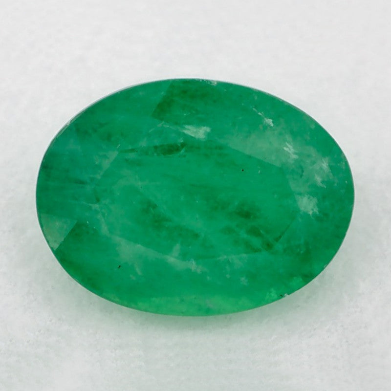 1.18 Carat Oval Natural Green Emerald