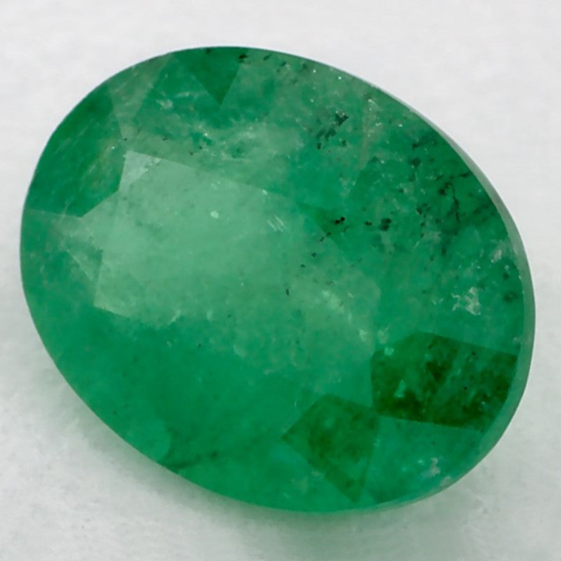 1.19 Carat Oval Natural Green Emerald