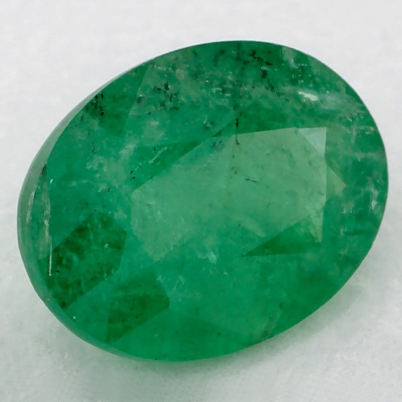 1.19 Carat Oval Natural Green Emerald