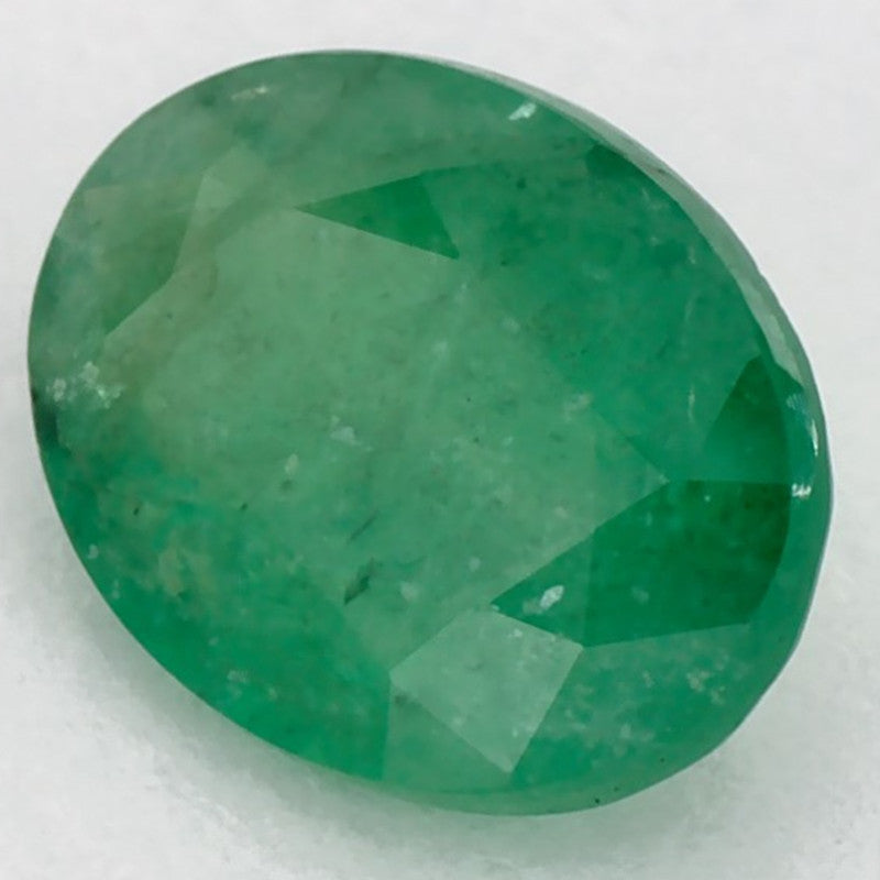1.20 Carat Oval Natural Green Emerald