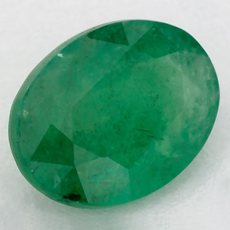 1.20 Carat Oval Natural Green Emerald