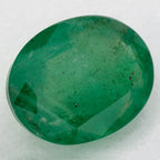 1.20 Carat Oval Natural Green Emerald