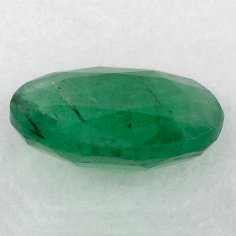 0.98 Carat Oval Natural Green Emerald