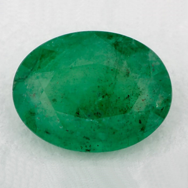 1.01 Carat Oval Natural Green Emerald