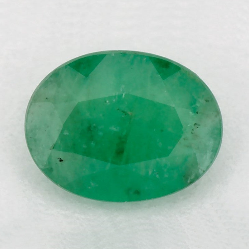 1.04 Carat Oval Natural Green Emerald