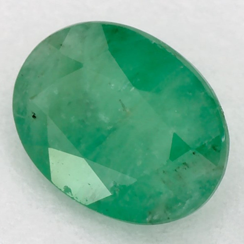 1.04 Carat Oval Natural Green Emerald