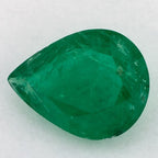 1.03 Carat Pear Natural Green Emerald