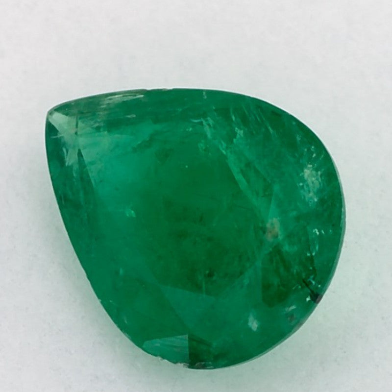1.03 Carat Pear Natural Green Emerald