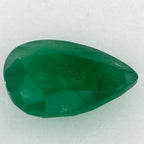 1.76 Carat Pear Natural Green Emerald