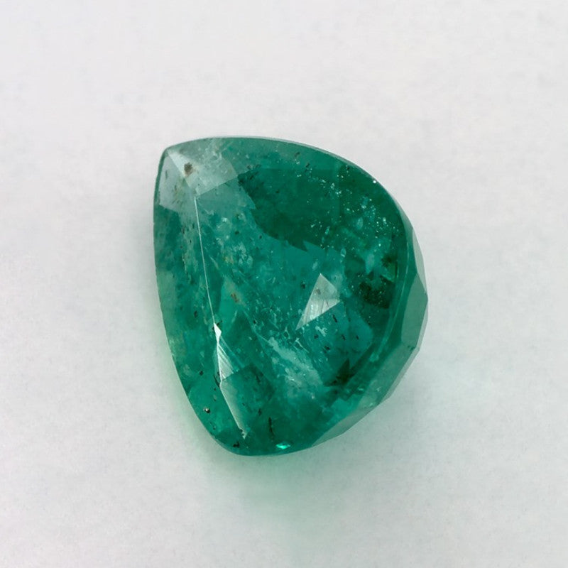 2.66 Carat Pear Natural Green Emerald
