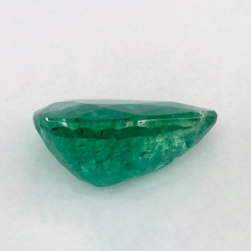 2.66 Carat Pear Natural Green Emerald