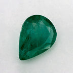2.72 Carat Pear Natural Green Emerald