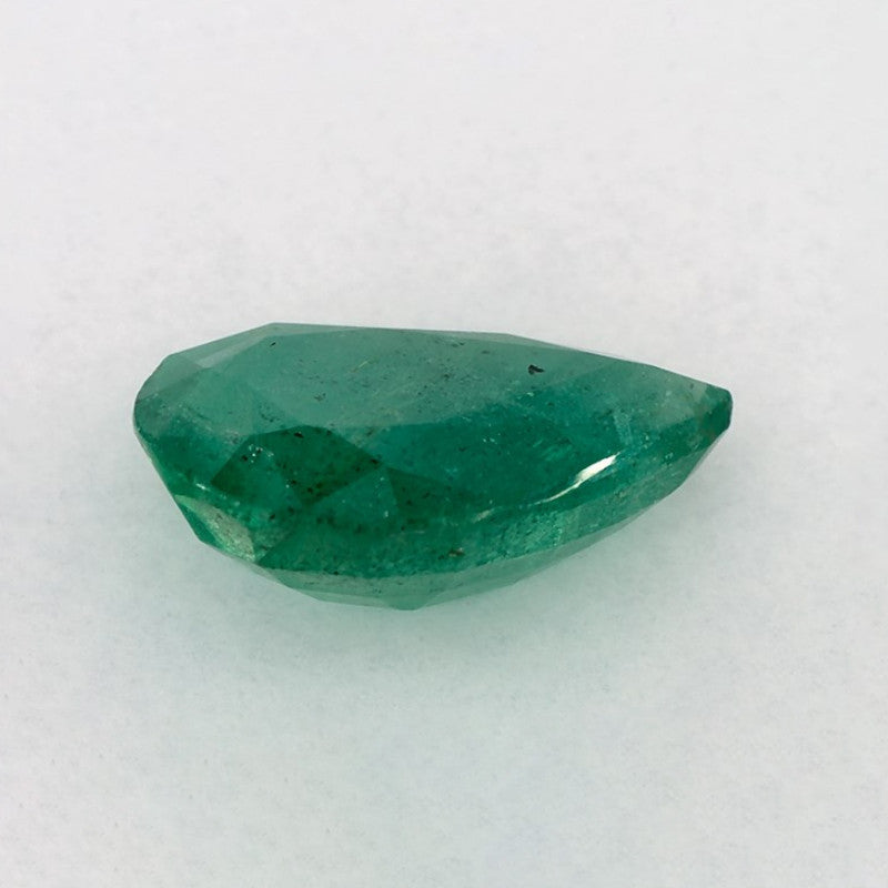 2.72 Carat Pear Natural Green Emerald